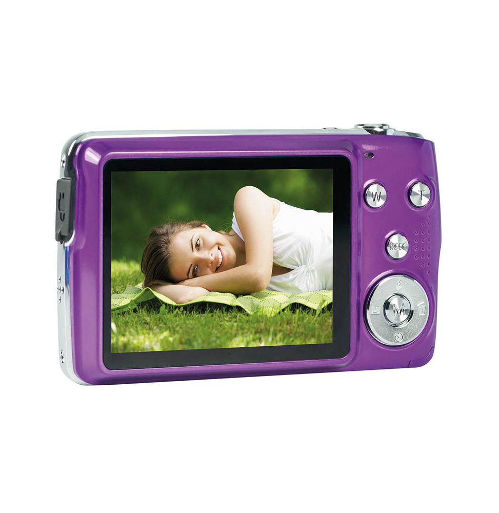 AgfaPhoto Realishot DC8200 violet, zoom optique 8×, étui et SD 16 Go — vue complémentaire 1