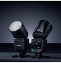 Godox V1 mid pour Canon, flash cobra — vue complémentaire 1