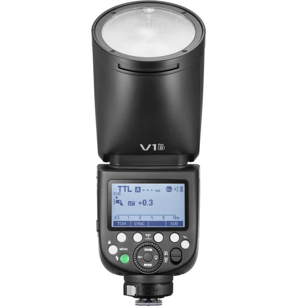 Godox V1PRO pour Sony, flash cobra — vue complémentaire 2