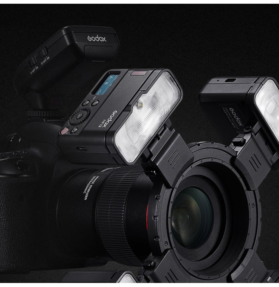 Godox MF12-DK1 pour Sony, kit flash macro dentaire — vue complémentaire 1
