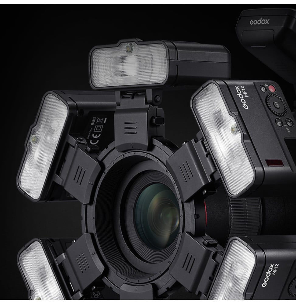 Godox MF12-DK1 pour Sony, kit flash macro dentaire — vue complémentaire 2