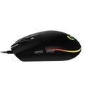 Souris gaming filaire Logitech G102 LIGHTSYNC noire avec éclairage RGB