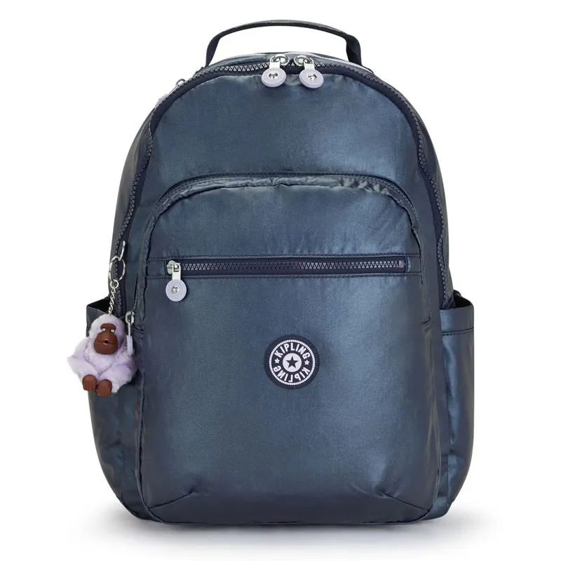 Sac à dos Kipling Seoul Admiral Blue Metallic 27L – PC 15"
