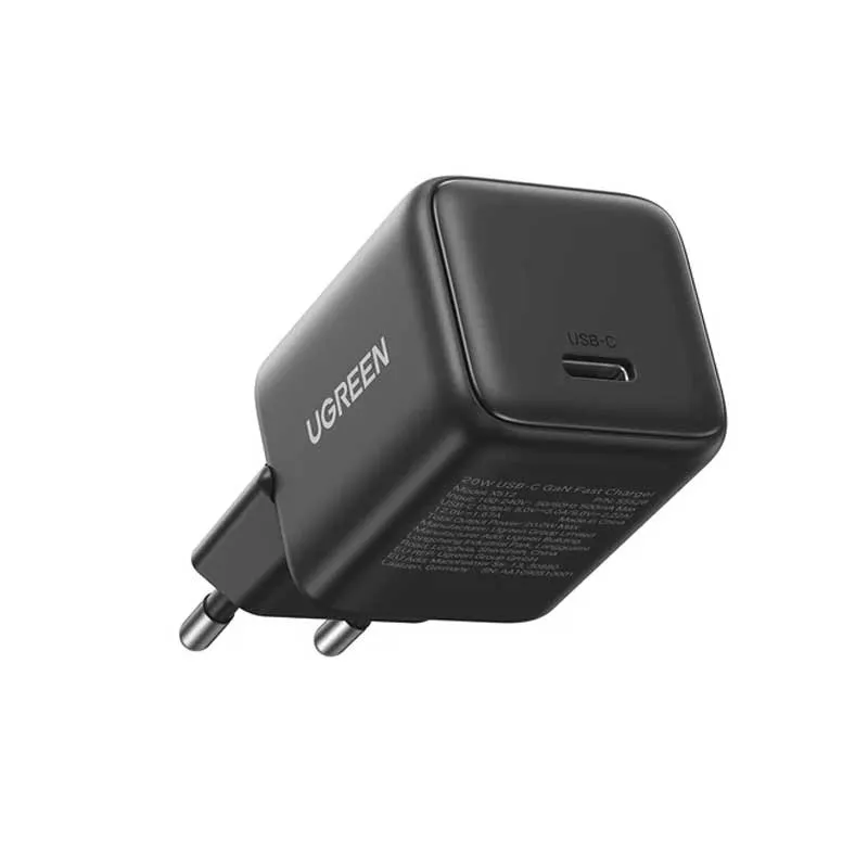 Chargeur UGREEN USB-C 20W GaN Noir