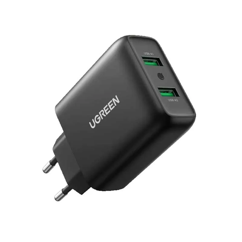 Chargeur UGREEN 36W Quick Charge 3.0 2 Ports USB-A