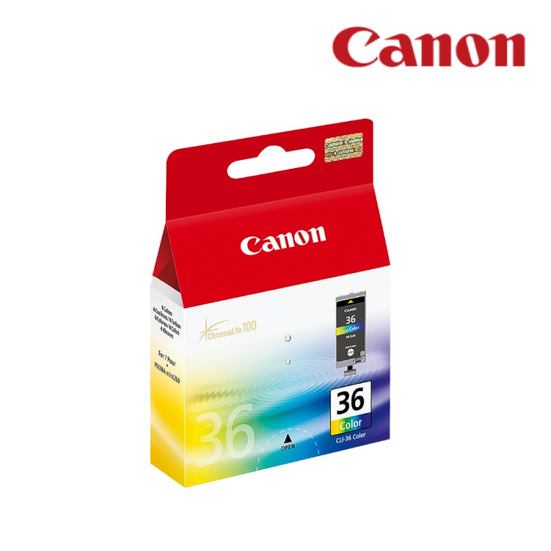Cartouche d'encre Canon CLI-36 couleur