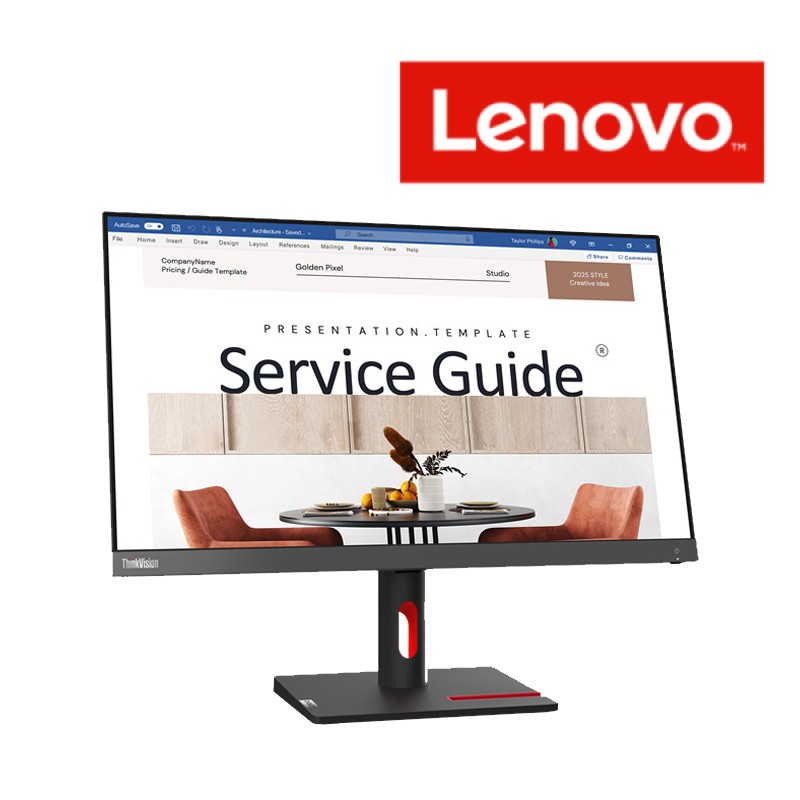[63DEKAT3EU] Moniteur Lenovo S24i-30-20 23.8 IPS panel VGA HD