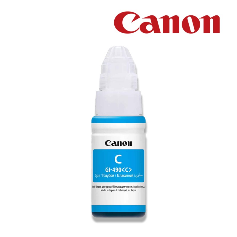 [0664C001AC] Bouteille d'encre Canon GI-490 cyan