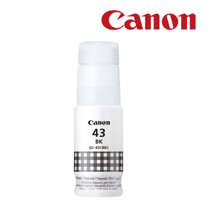 Bouteille d'encre Canon GI-43 noir
