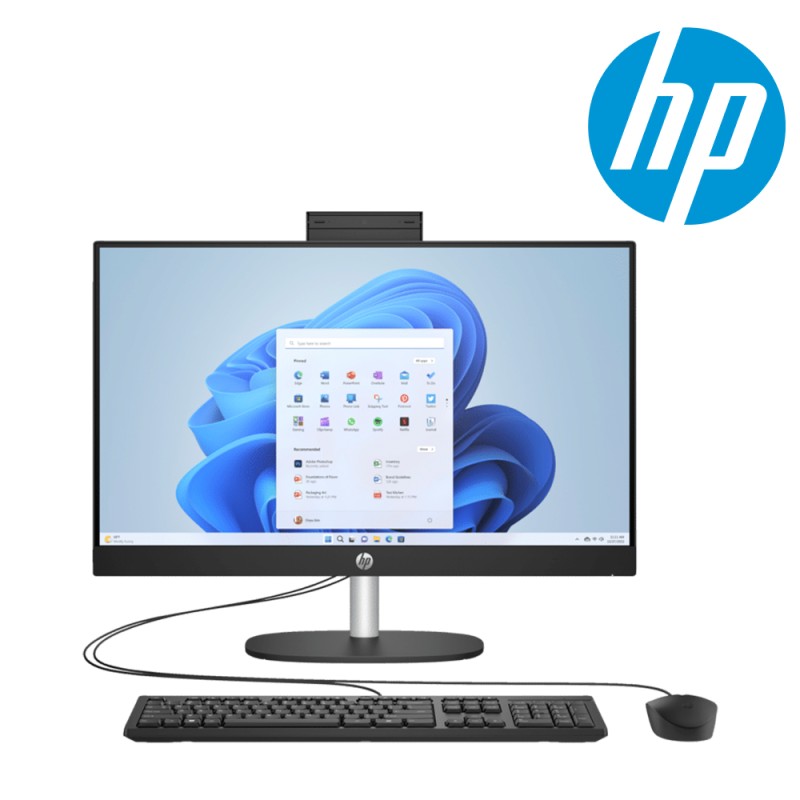 [BD4B4EA-BH4] PC tout-en-un HP 24 Intel Core U5-225U 8 Go SSD 512 Go