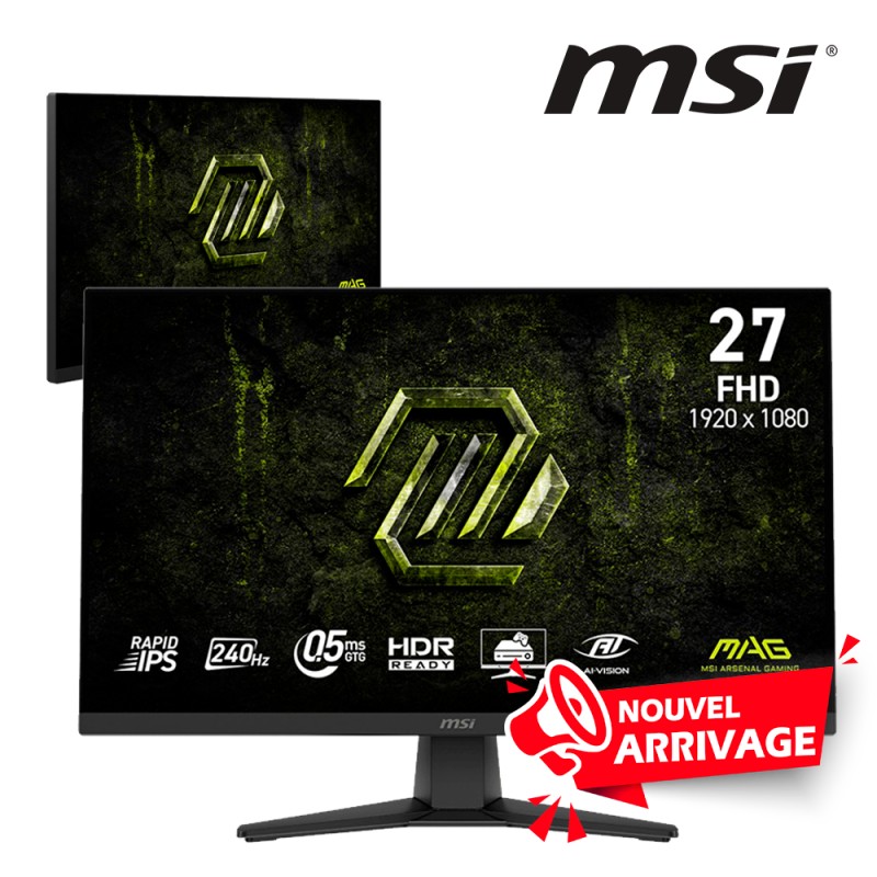 [9S6-3CE51T-011] Moniteur MSI MAG 272F X24 240Hz