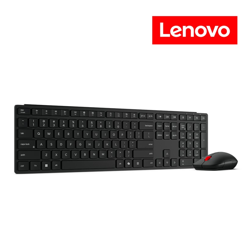 [4X31S04821] Ensemble clavier et souris Lenovo sans fil Multi-ModePro