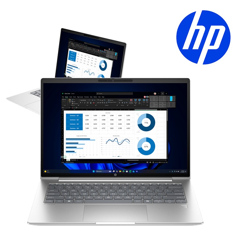 [CW5V9EA-BH4] PC portable HP ProBook 4 G1i 14 Intel U5-225U 8 Go SSD 512 Go FreeDOS