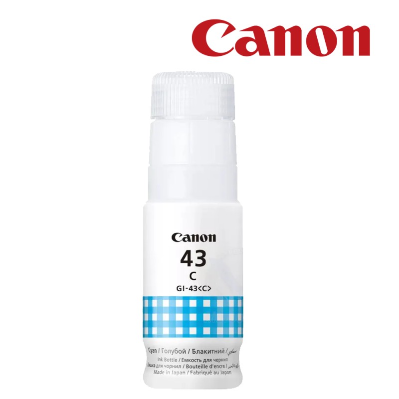 Bouteille d'encre Canon GI-43 cyan