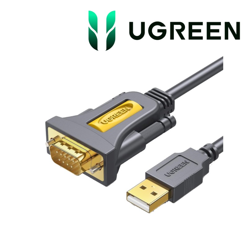 [20211] UGREEN Adaptateur USB 2.0 vers DB9 RS-232 Male 1.5M