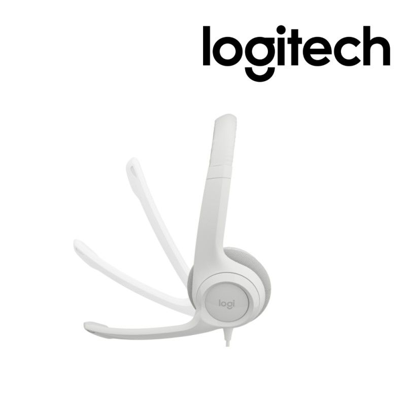 [981-001286] Logitech CASQUE H390 USB Computer Headset OFFWHITE