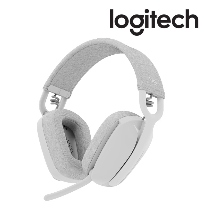 [981-001219] Logitech CASQUE Zone Vibe 100 - Blanc Cassé