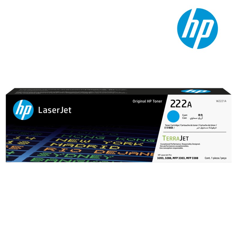 [W2221A] Toner HP 222A cyan original