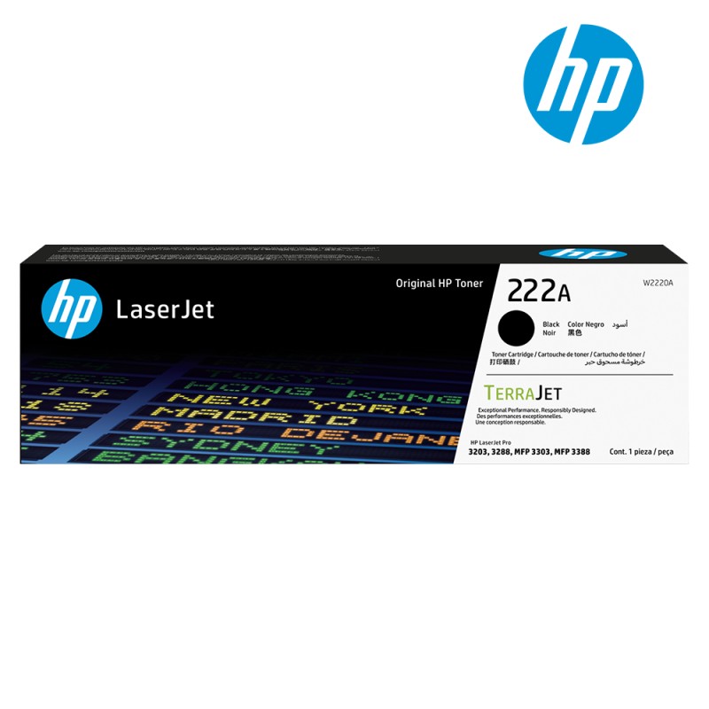 [W2220A] Toner HP 222A noir original