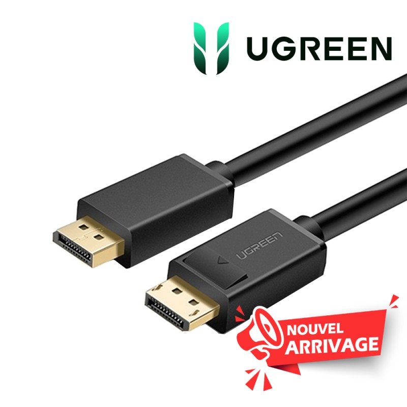[10244] UGREEN câble DisplayPort 1.2 Male vers Male 1M