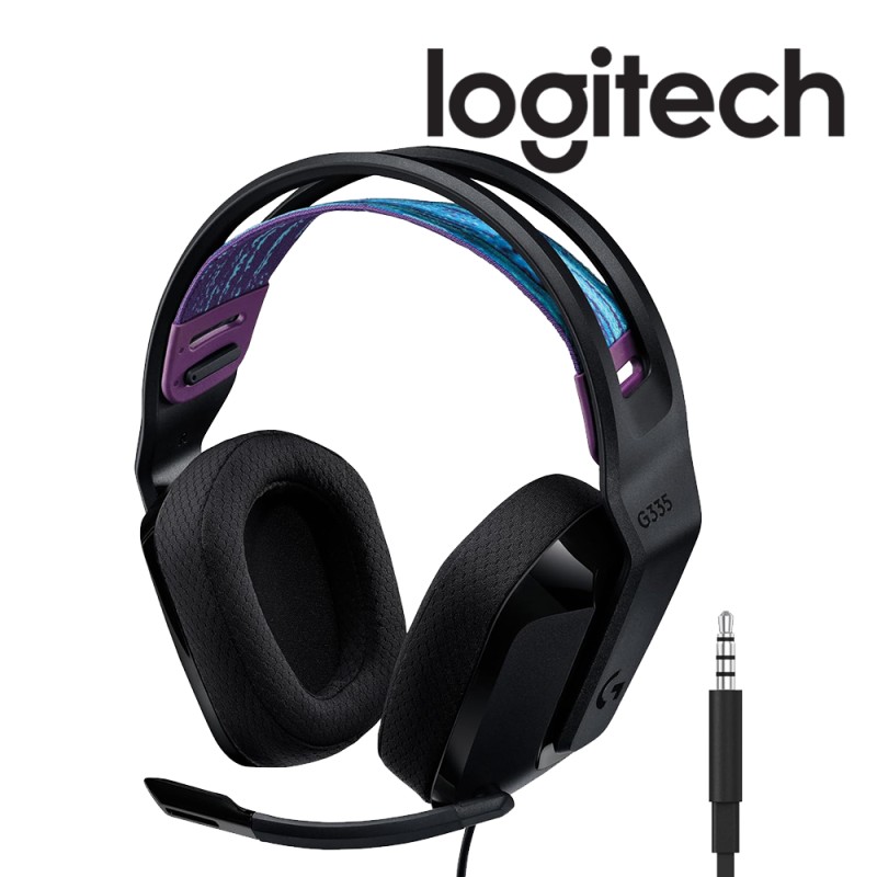 Logitech Casque gaming filaire - G335 - noir