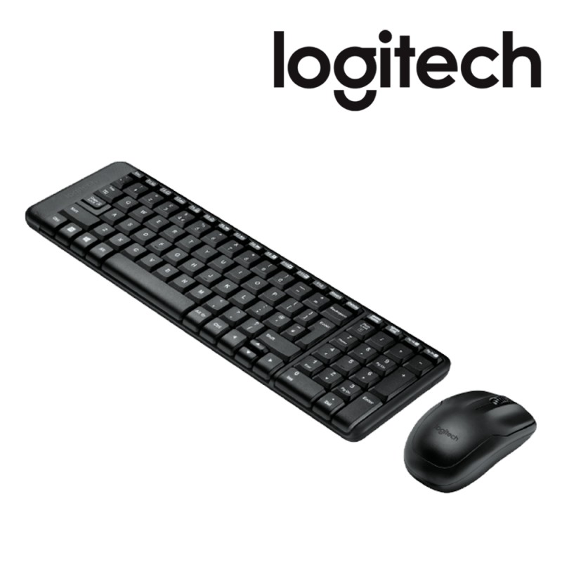 Ensemble Clavier et Souris Sans Fil Logitech MK220 AZERTY