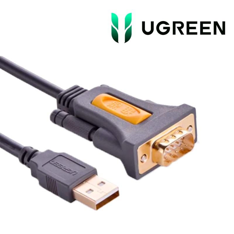 [20223] Adaptateur UGREEN USB 2.0 vers DB9 RS-232 Mâle 3 m