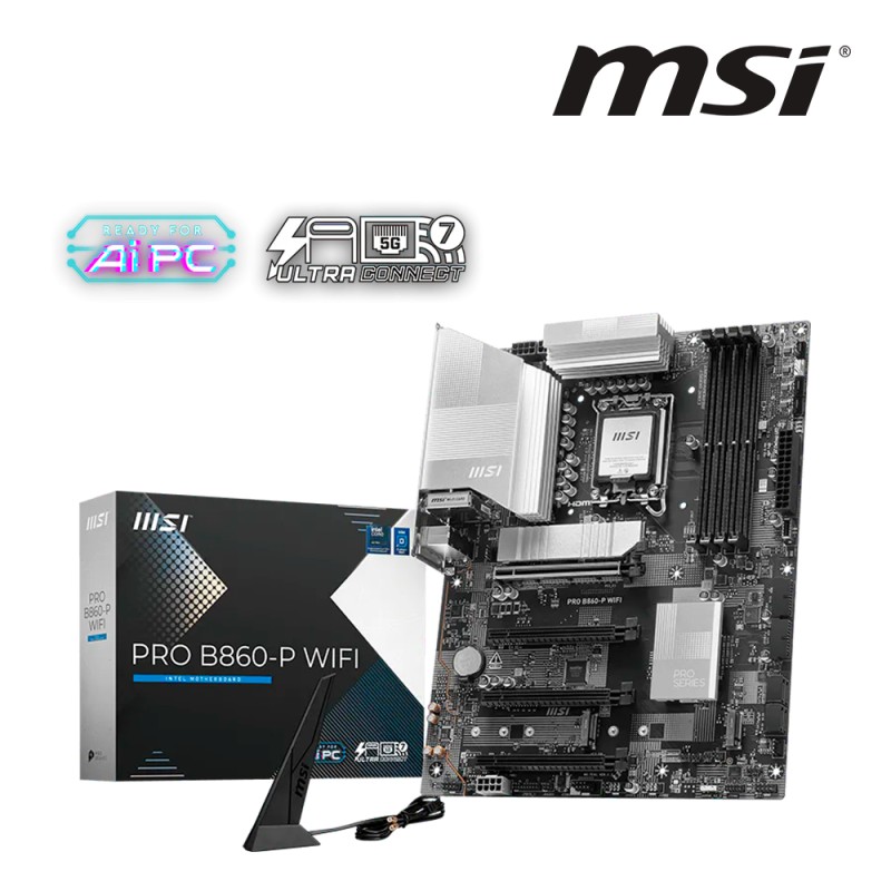 [911-7E41-002] Carte Mère MSI PRO B860-P Intel B860 LGA 1851