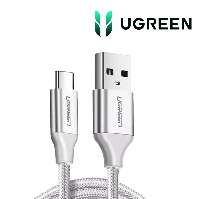 [60132] UGREEN USB-A 2.0 vers USB-C câble 1.5m Blanc