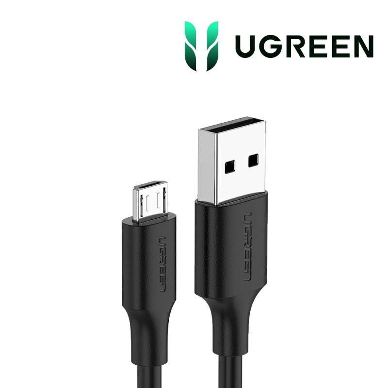 [60136] UGREEN USB-A vers Micro USB câble 2A Noir 1m