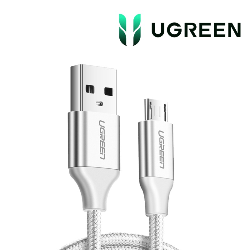 UGREEN USB 2.0 A vers Micro USB câble 1m Blanc