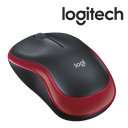 Souris sans fil Logitech M185 rouge