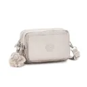 Sac Bandoulière Kipling Abanu Multi Metallic Glow Convertible en Banane