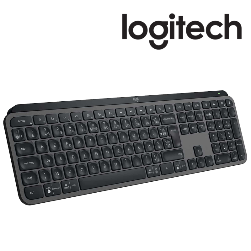 Clavier Sans Fil Logitech MX Keys S AZERTY Graphite