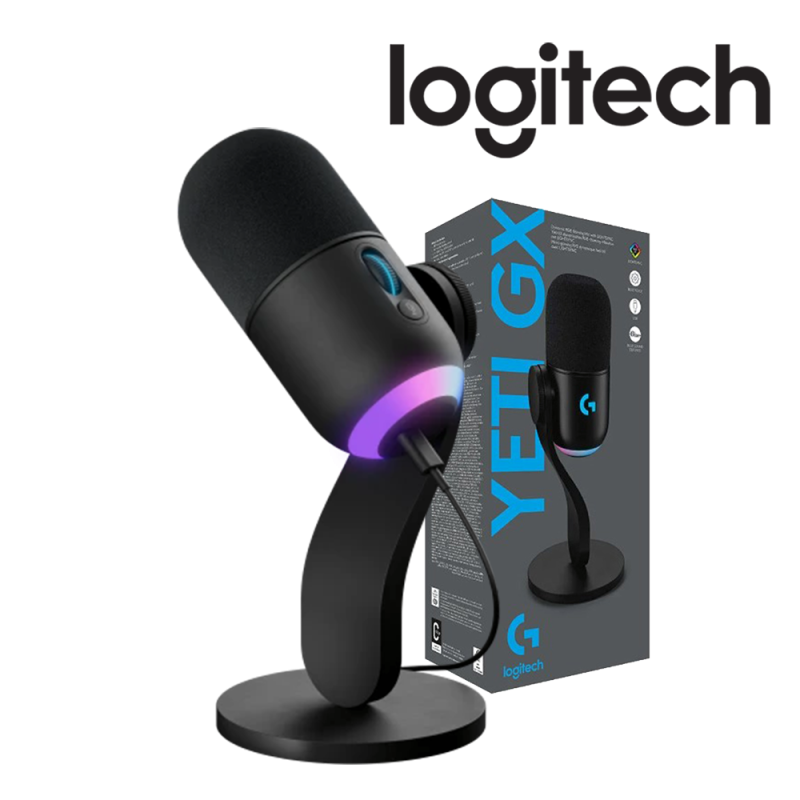 Microphone Gaming USB Logitech G Yeti GX RGB
