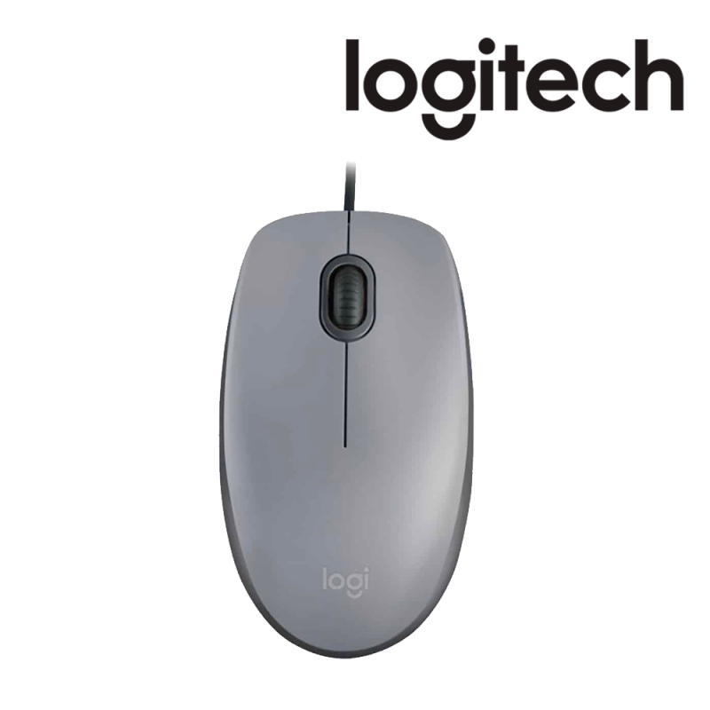 Souris Filaire Logitech M110 Silent Gris 1000 DPI