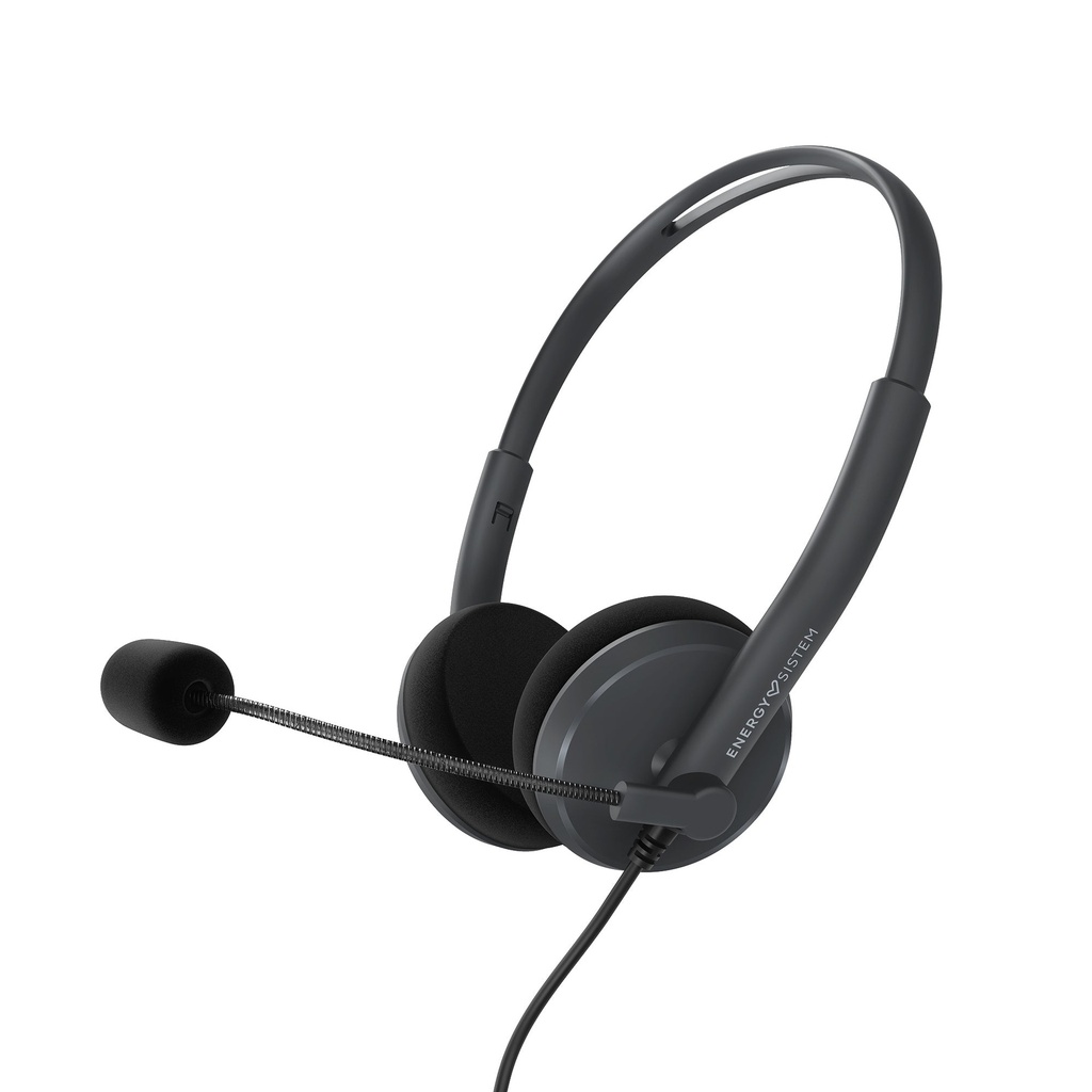 Casque filaire avec microphone Energy Sistem Office Headset 2 — Noir