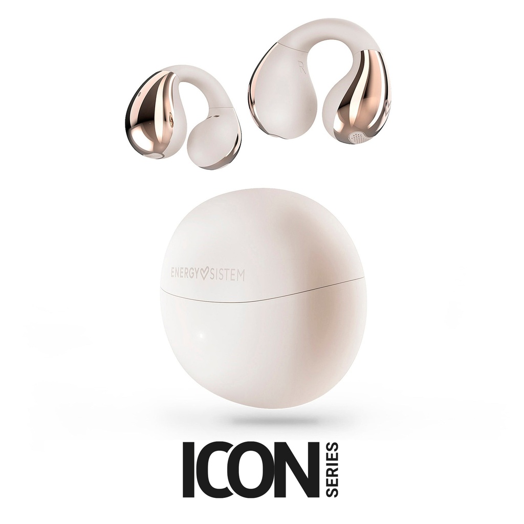 Écouteurs True Wireless à oreilles ouvertes Energy Sistem CoolPods — Crème