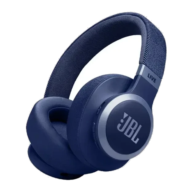 Casque Bluetooth circum-auriculaire à réduction de bruit JBL Live 770NC — Bleu