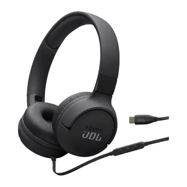 Casque filaire USB-C JBL Tune 520C — Noir