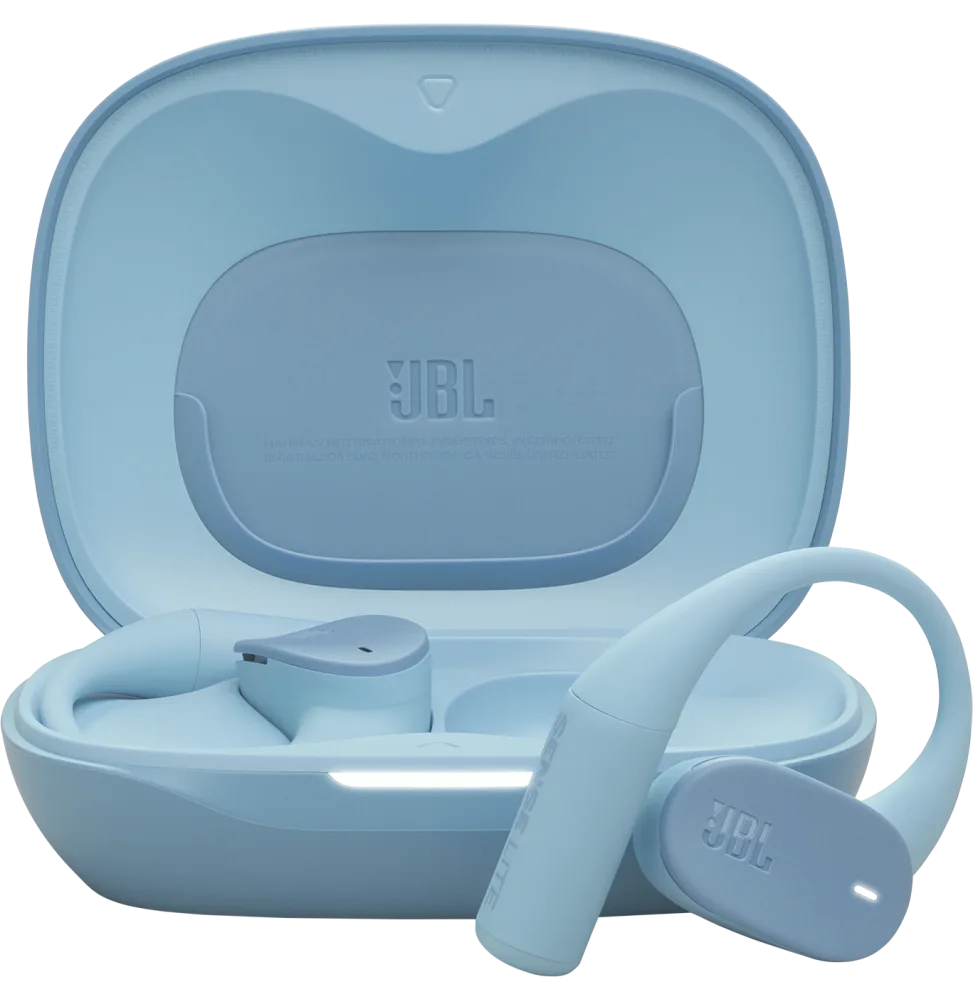 Écouteurs sans fil à oreilles ouvertes JBL Sense Lite — Bleu