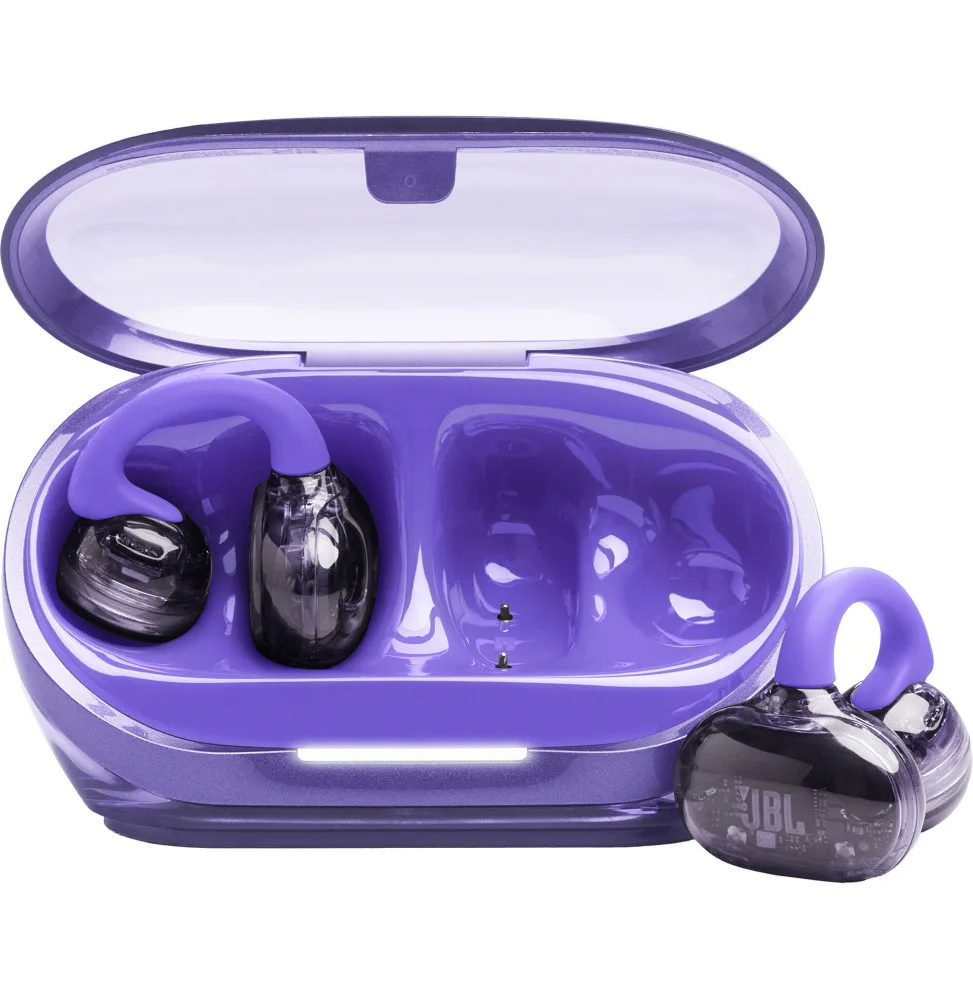 Écouteurs ouverts au format clip JBL Soundgear Clips — Violet