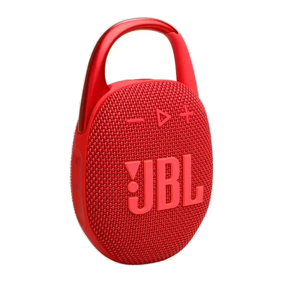 Enceinte Bluetooth avec mousqueton JBL Clip 5 — Rouge