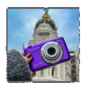 AgfaPhoto Realishot DC8200 violet, zoom optique 8×, étui et SD 16 Go, 21 Mpx