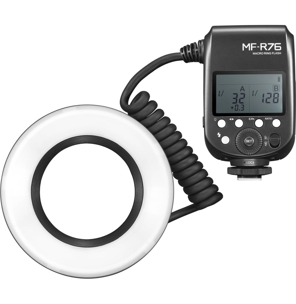 Godox MF-R76, flash annulaire macro