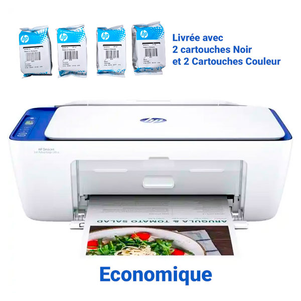 [6W7G3B] HP DeskJet 4927 multifonction économique livrée avec 2 cartouches supp (6W7G3B)