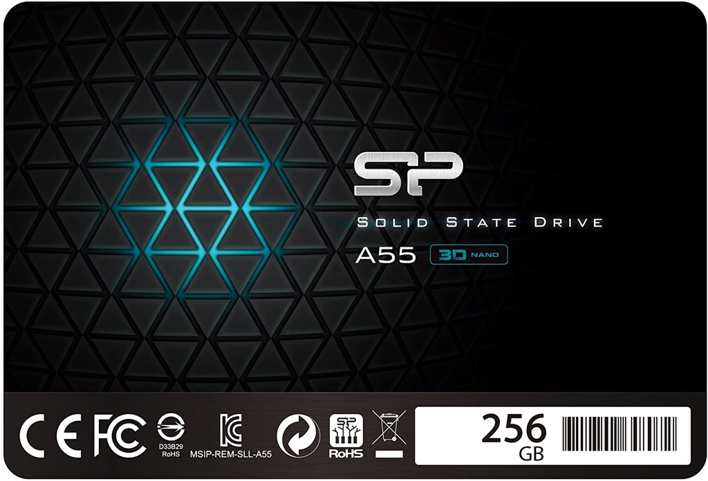 [SP256GBSS3A55S25] Disque Dur Silicon Power 256Go SSD interne