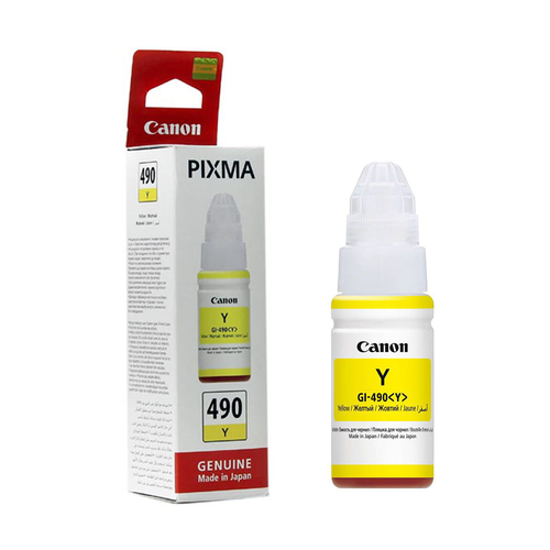 [0666C001AA] Bouteille Canon INK GI-490 Jaune EMB