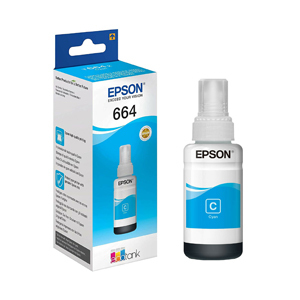 [C13T66424A] Epson 664 Cyan - Bouteille d'encre EcoTank d'origine