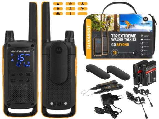 [T82ex] Paire de Talkie walkie Motorola T82 Extreme Longue portée